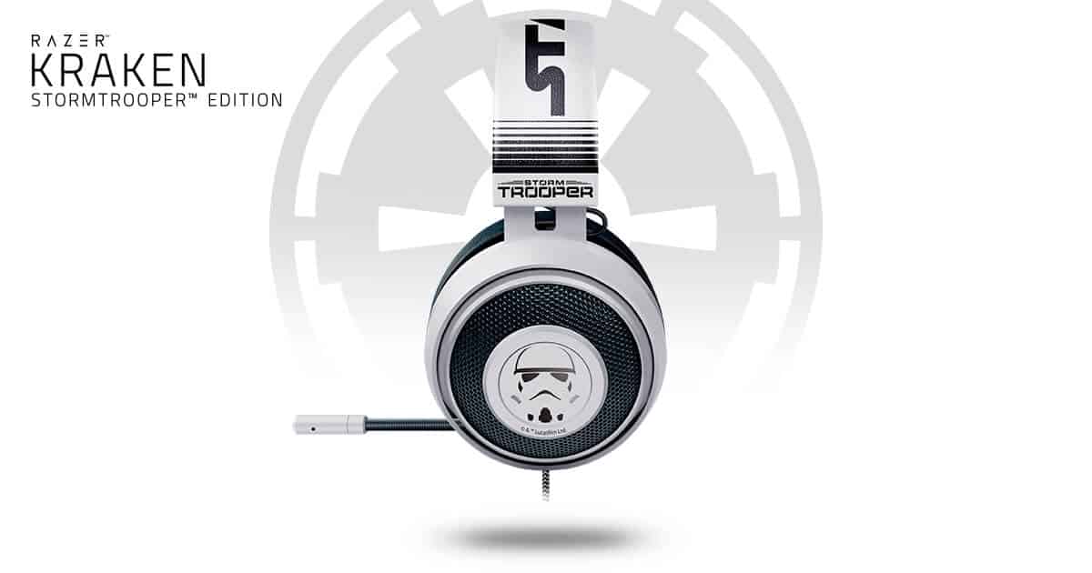 The Stormtrooper Edition of the Razer Kraken headset