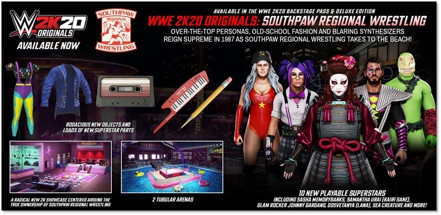 WWE 2K20 Originals: Southpaw Regional Wrestling