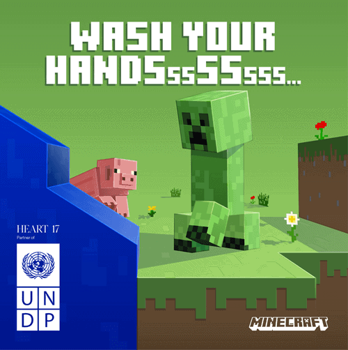 MINECRAFT LAUNCHES PARTNERSHIP WITH UN – HELP #BLOCKCOVID19