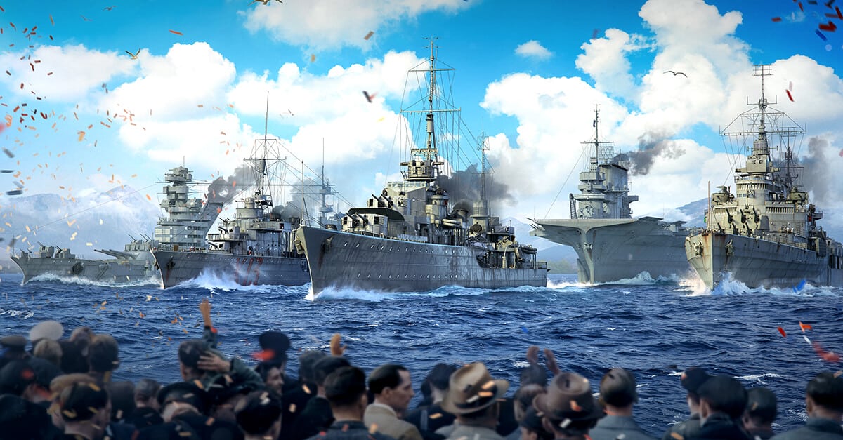 World of Warships is preparing a unique live virtual navy parade on May 6