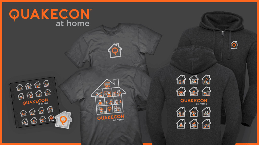 QuakeCon at Home Swag