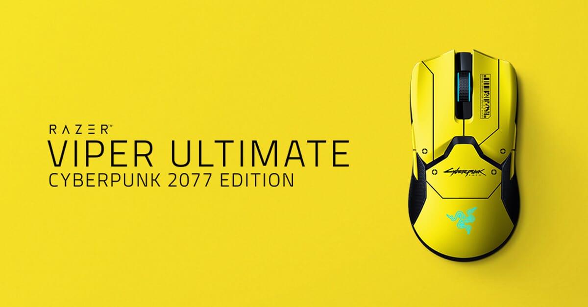 Razer releases the Razer Viper Ultimate Cyberpunk 2077 edition