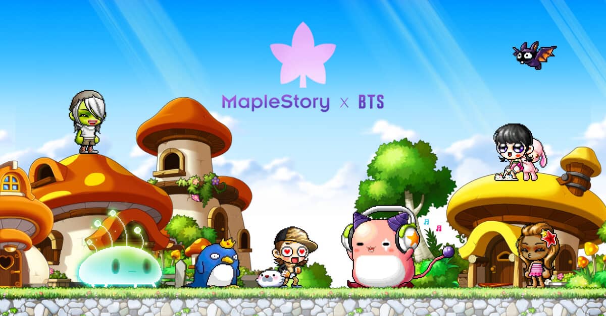 Global Superstars BTS Team Up With Iconic MapleStory Games