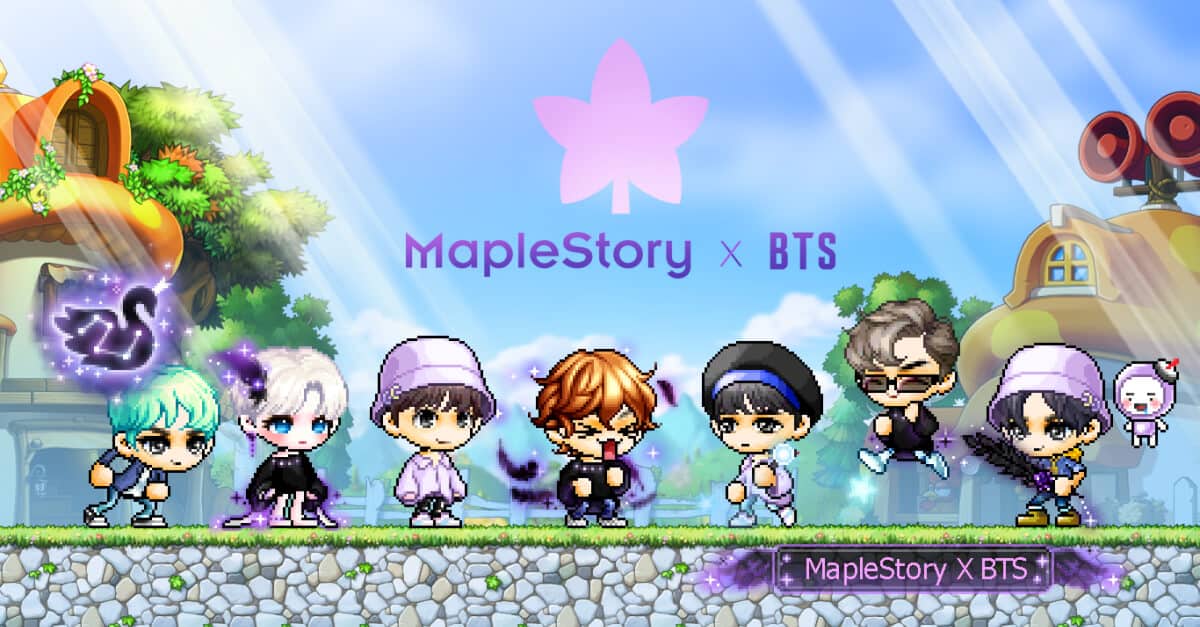 BTS Designs New Outfits For MapleStory Collaboration