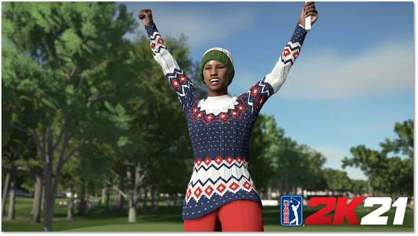 Hit the Links with New Course & Festive Items in PGA Tour 2K21