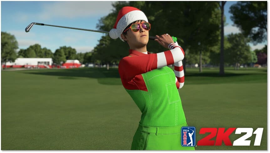 Hit the Links with New Course & Festive Items in PGA Tour 2K21