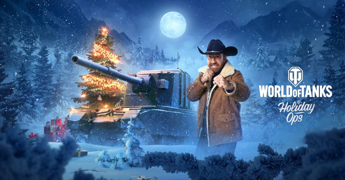 Chuck Norris Brings the Festive Cheer to World of Tanks