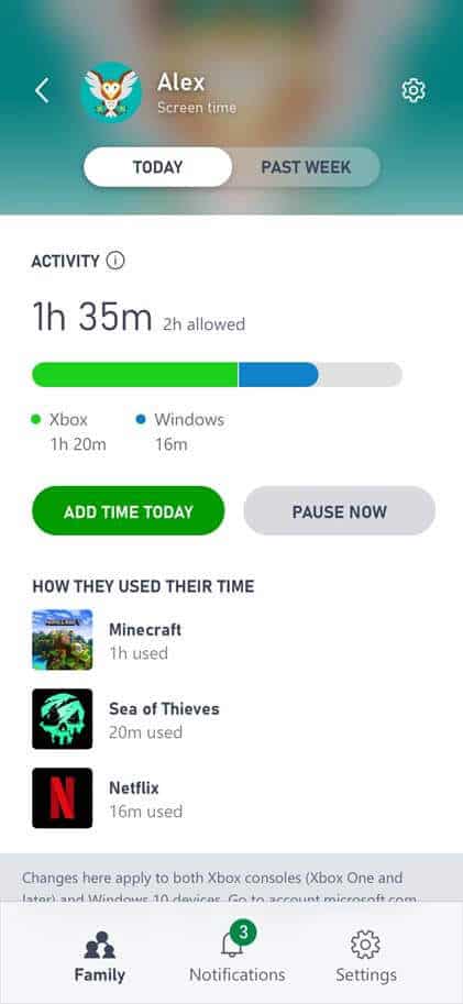 Xbox Introduces Two News Features to the Xbox Family Settings App