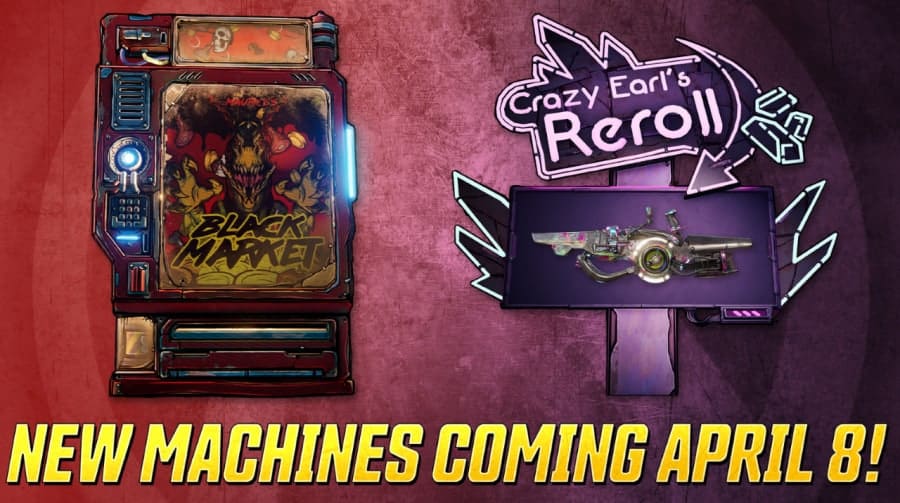 Borderlands 3 “Show Me the Eridium” Mini-Event has returned, New Loot Machines Arrive April 8