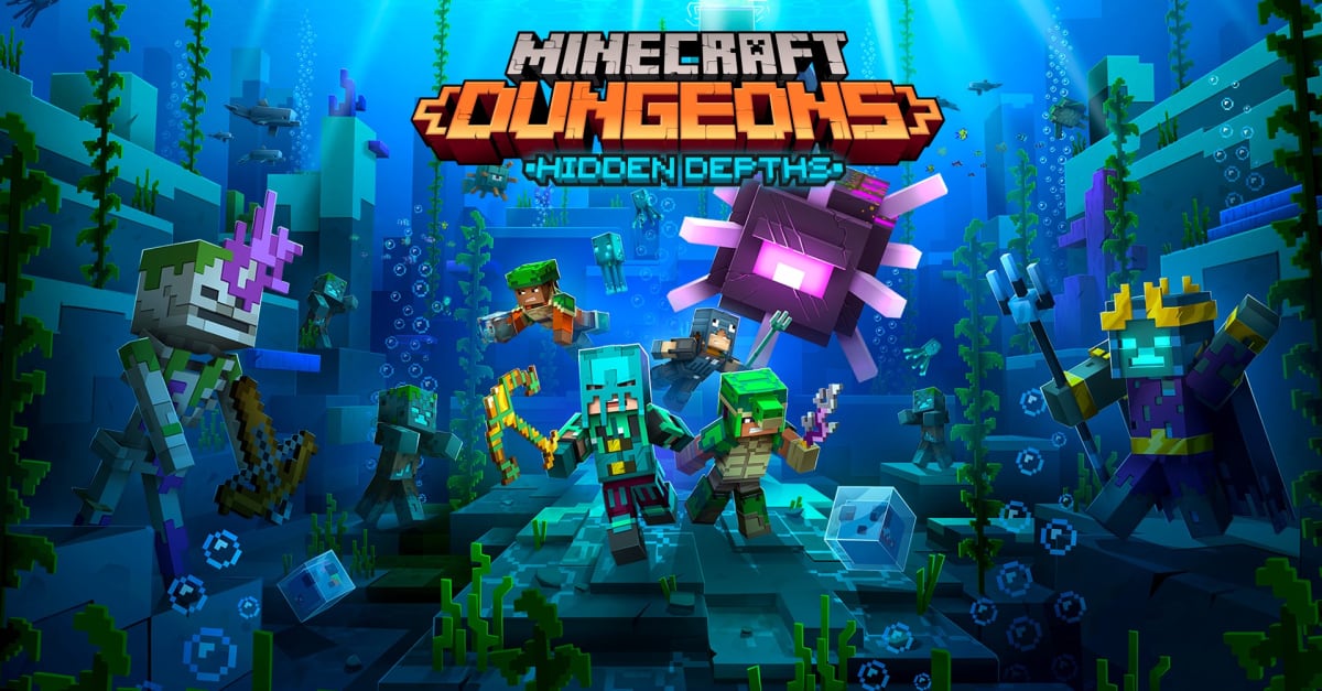 Minecraft Dungeons: Hidden Depths DLC Out Now!