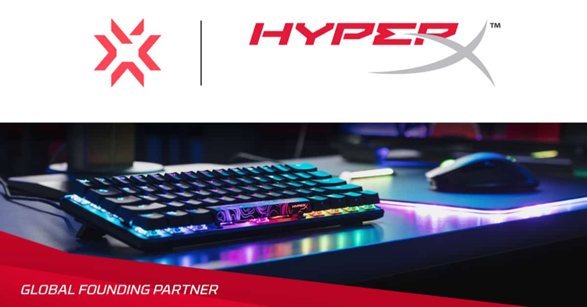 HyperX Becomes a Global Founding Partner for Riot Games’ VALORANT Champions Tour