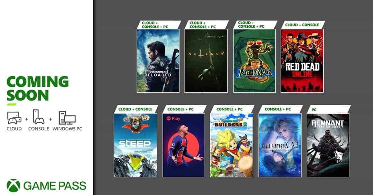 Coming Soon to Xbox Game Pass: Red Dead Online, Final Fantasy X/X-2, FIFA 21, and More