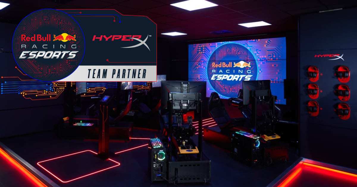 HyperX Partners with Red Bull Racing Esports Team