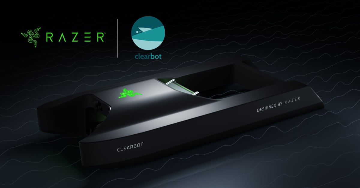 RAZER PARTNERS WITH CLEARBOT TO CLEAN OCEANS THE SMART WA