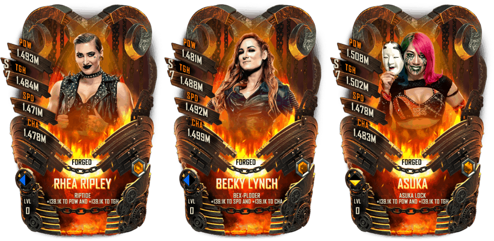 WWE Supercard - New Forged Card Tier