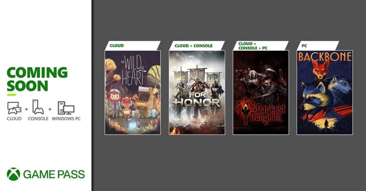 Coming Soon to Xbox Game Pass: Backbone, For Honor, & Darkest Dungeon