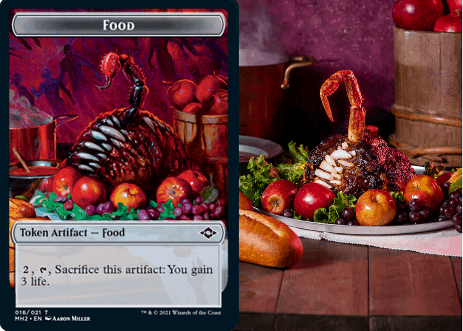 Magic: The Gathering card turned into real life roast
