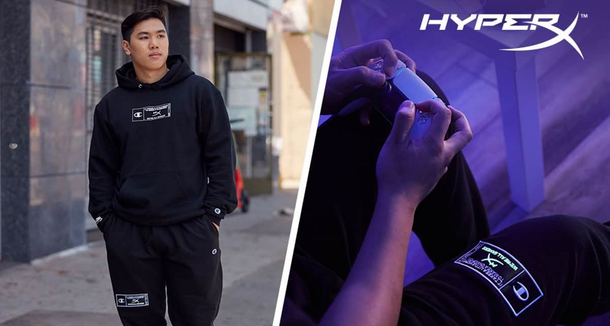 HyperX announces glow in the dark Champion apparel range