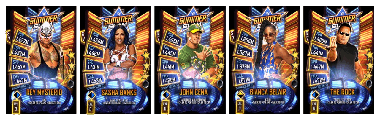 WWE SuperCard Superkicks Off SummerSlam Celebration with New Card Tier, Game Mode, and Exclusive Reward