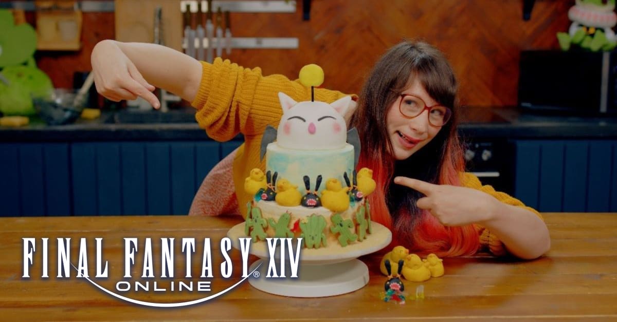 FINAL FANTASY XIV celebrates 8th anniversary with Kim-Joy birthday cake!