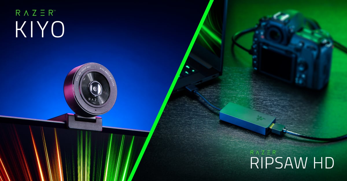 Razer Unveils The Kiyo X Webcam and Ripsaw X Capture Card!