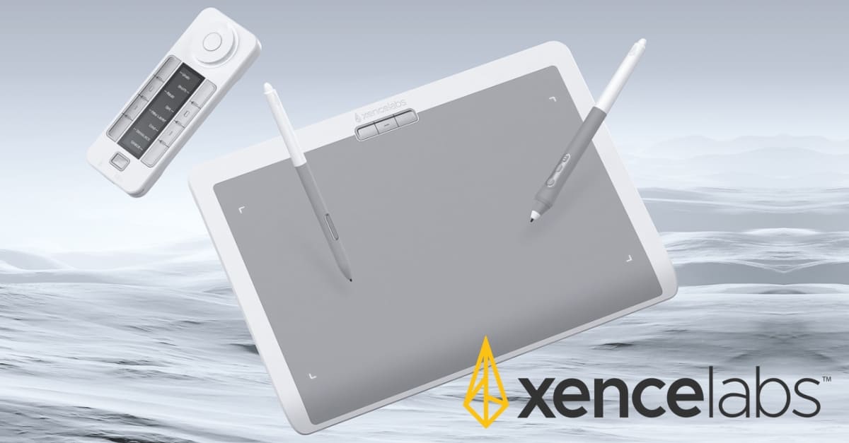 Xencelabs Special Edition Pen Tablet Bundle In Nebula White