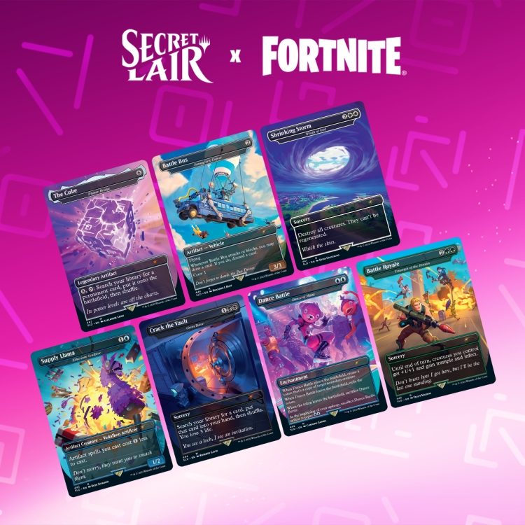 Magic: The Gathering boards the battle bus with Secret Lair x Fortnite!