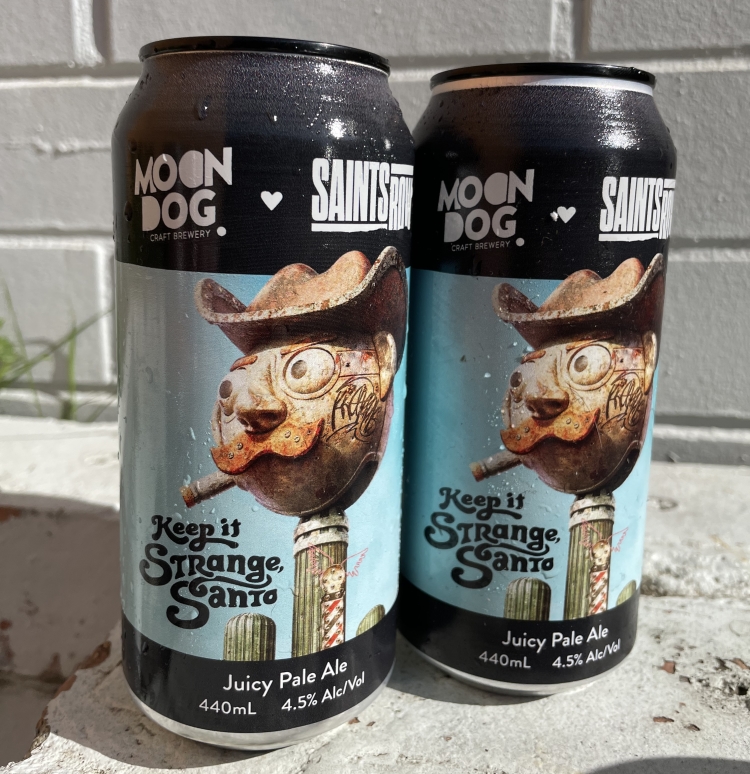 Saints Row and Moon Dog Craft Brewery Collaborate on Limited Edition 'Keep it Strange, Santo' Juicy Pale Ale