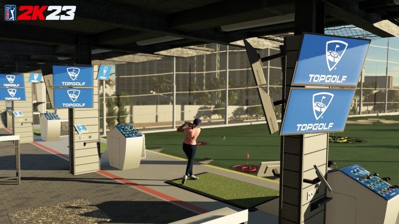 PGA Tour 2K23 - Partnership with Top Golf