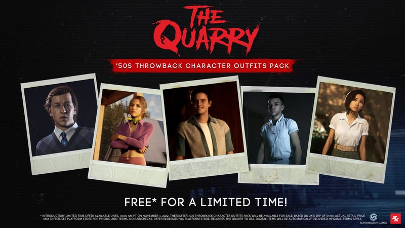 The Quarry - 50's Throwback Character Outfits