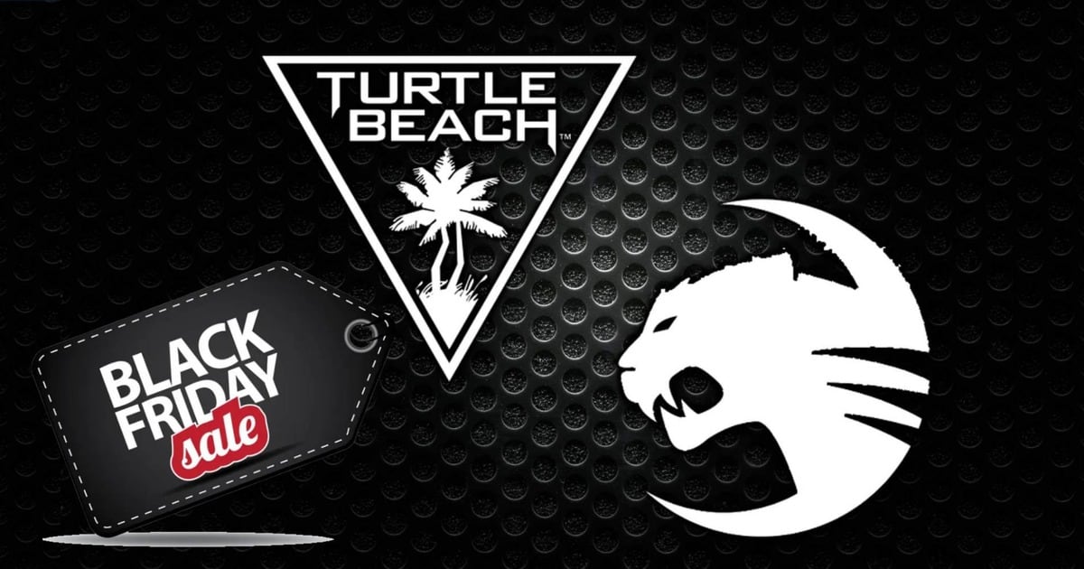 Turtle Beach and ROCCAT Announce Savings of up to 40% during Black Friday