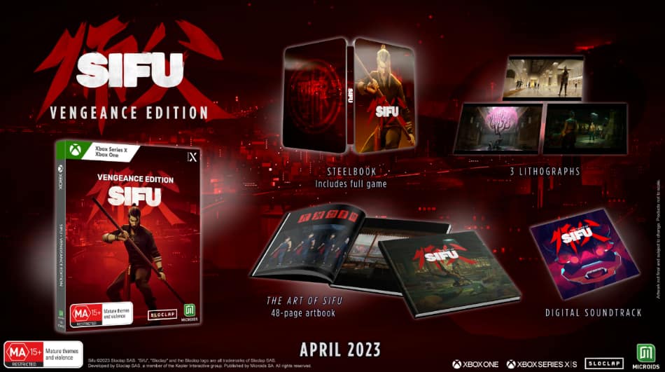 Microids unveils the retail editions of Sifu for Xbox Series X and Xbox One!