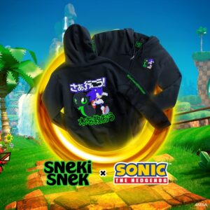 Sneki Snek And Sonic The Hedgehog Speed Towards Conservation With All-new Merch