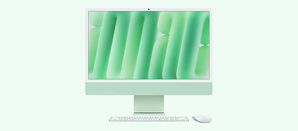 Green iMac M4