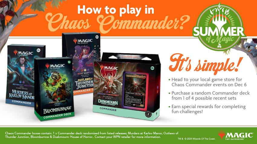 Gather your mates for ANZ’s exclusive MTG event, Summer of Magic!