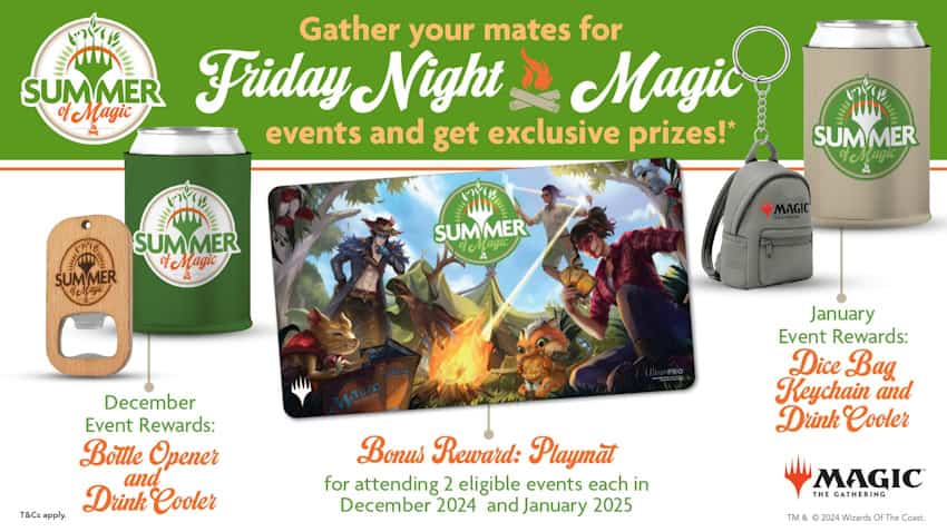 Gather your mates for ANZ’s exclusive MTG event, Summer of Magic!