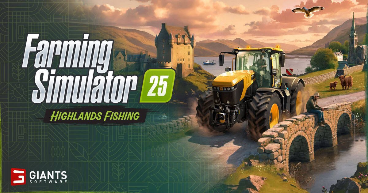 Farming Simulator 25 brings the fishing fun with the Highlands Fishing Expansion!