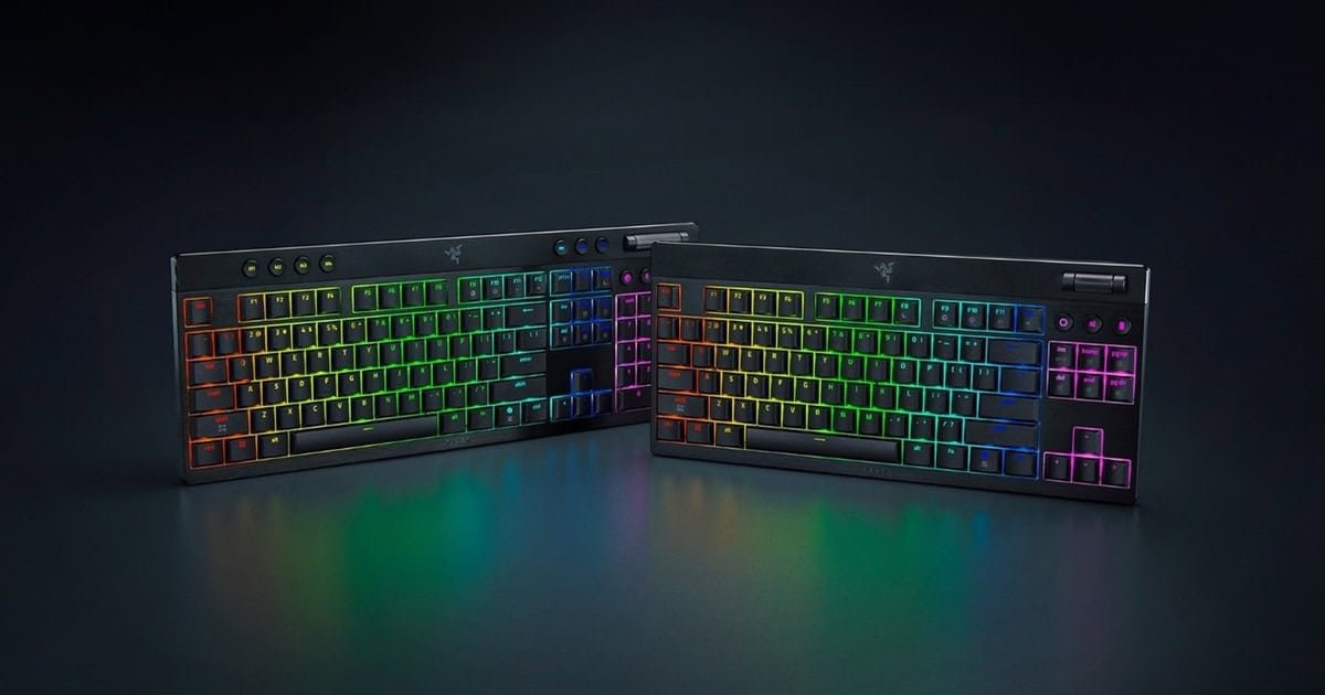 Razer Unveils The Blackwidow V4 Low-profile Line