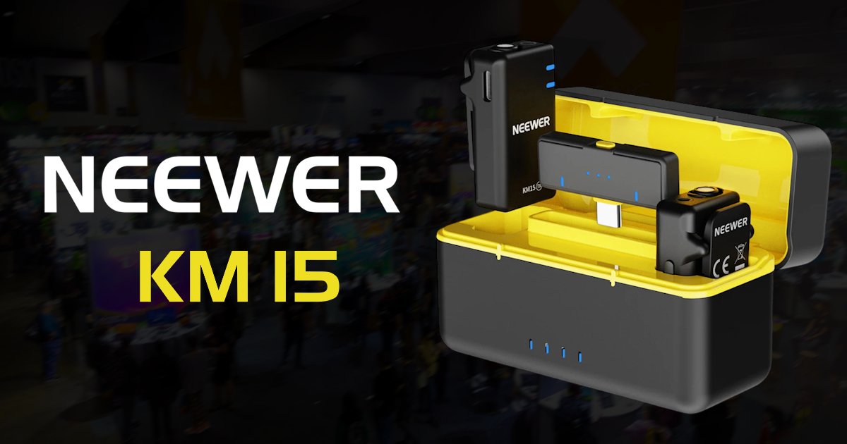 The NEEWER KM15: A Professional-Grade Wireless Microphone for Creators on the Go