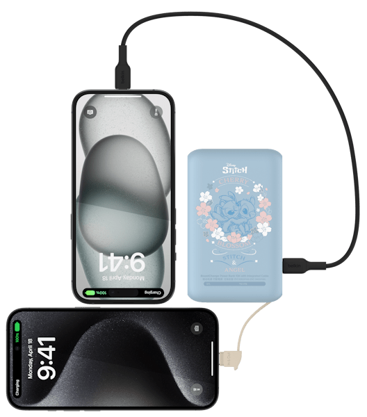 2. Belkin BoostCharge Power Bank 10K with Integrated Cable Stitch 2. Belkin BoostCharge Power Bank 10K with Integrated Cable Stitch