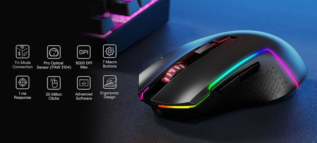 Redragon’s Quiet Overachiever: The Trident Pro Mouse