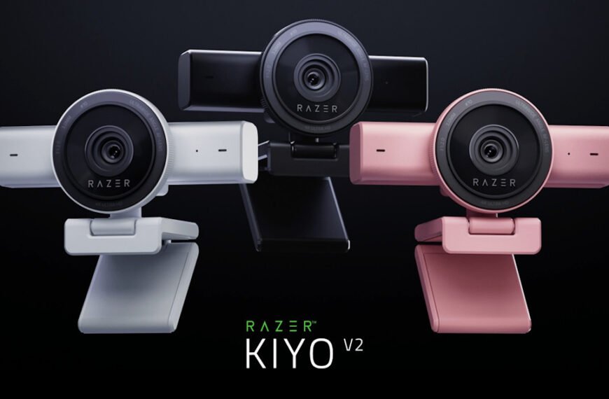 Razer Kiyo V2: 4K With AI. Now In Quartz And White