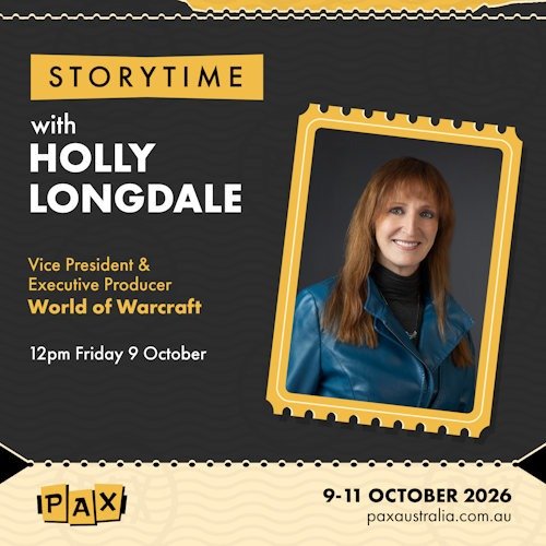 PAX Aus announces World of Warcraft EP Holly Longdale as 2026 Storytime speaker