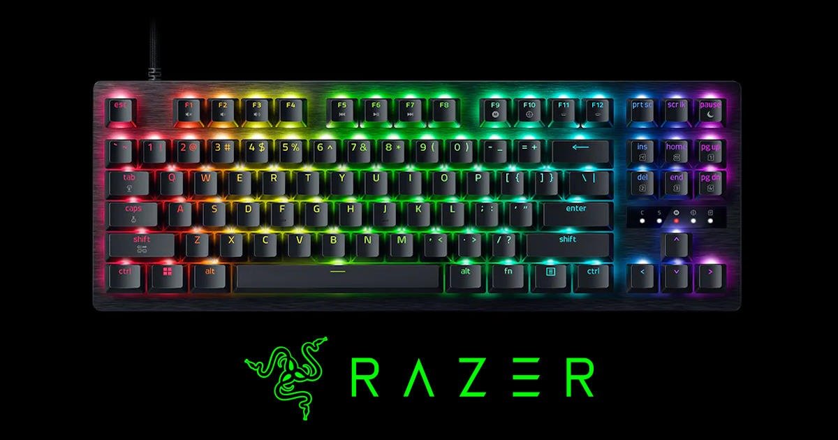 Razer Huntsman V3 Tenkeyless 8KHz - Personal, Precise, and a Little Bit Dangerous