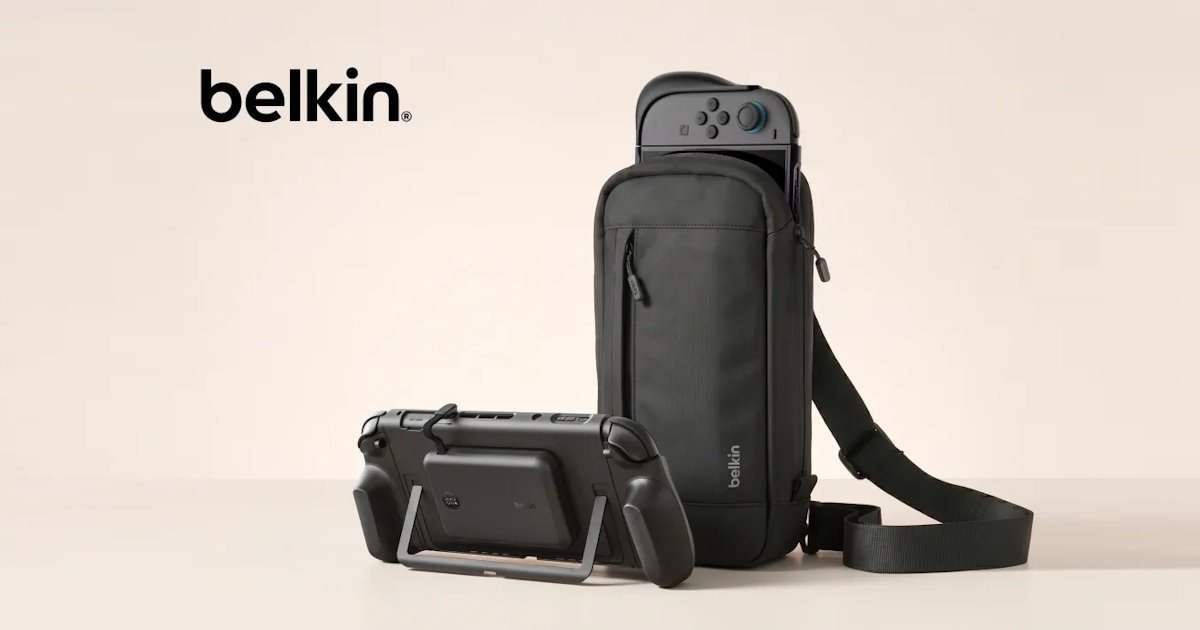 Belkin expands Nintendo Switch 2 accessories ecosystem with new Charging Grip and Travel Bag