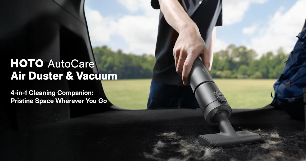 HOTO AutoCare Air Duster & Vacuum — Tiny but Mighty!