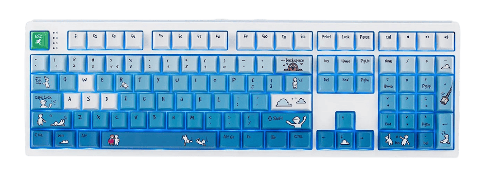 EPOMAKER x Human Fall Flat keycaps 3 Photoroom