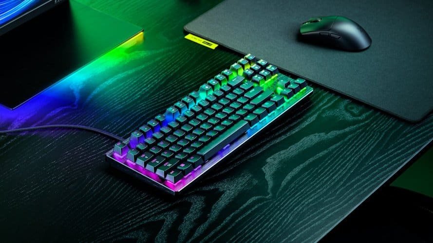 TKL on desk 1536x864 1 Razer Unveils The Huntsman V3 HE Magnetic 8KHz Line