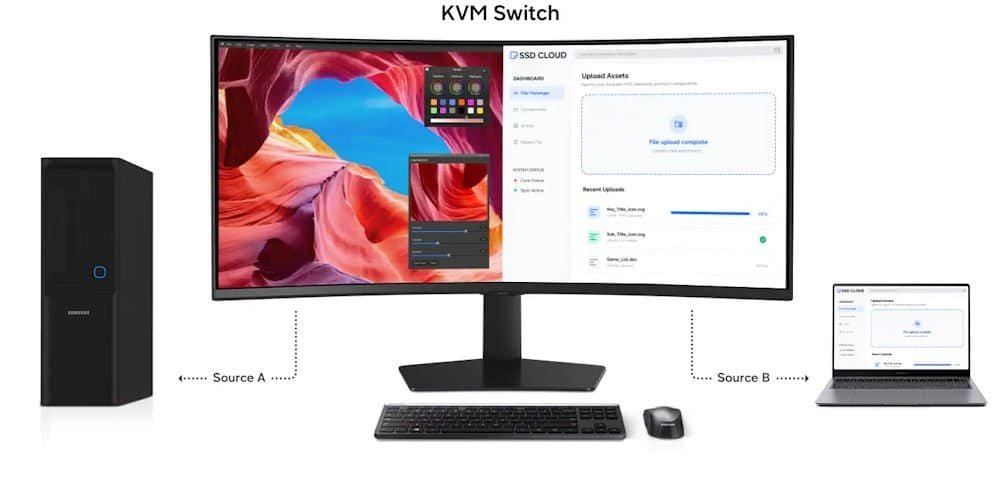 au feature control multiple sources in harmony 552045075 Samsung ViewFinity S8 S85TH 40": One Screen to Rule Your Workspace