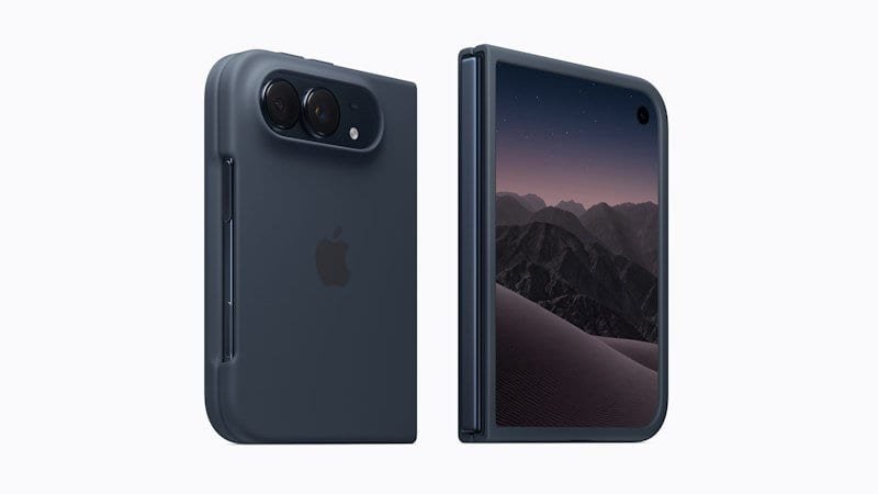 Apple iPhone Duo Case navy blue 260909 Apple Enters the Fold: Announcing the iPhone Duo
